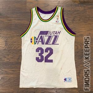 Champion Utah Jazz Karl Malone #32 Jersey